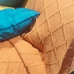 Luxurious White Boho Chunky Knit Throw Blanket for Cozy Elegance photo review