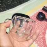 Elegant Double Wall Borosilicate Glass Mug - 350 ml Insulated Delight photo review