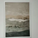 Serene Japanese Wabi Sabi Mountain Canvas Art Set photo review