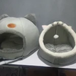 Cozy Cartoon Cat Bed: Removable, Washable, & Foldable Delight photo review