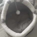 Cozy Cotton Cat Cave: Warm Pet Bed for Cats & Small Dogs photo review
