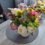 Luxurious Autumn White Silk Roses Bouquet for Timeless Elegance photo review