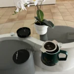 Elegant 6-Piece Marble Coaster Set - Heat & Water Resistant photo review