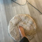 Ultra Cozy Fluffy White Round Rug for Chic Home Decor photo review