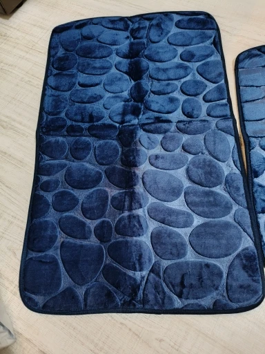 Luxurious Cobblestone Non-Slip Memory Foam Bath Mat photo review