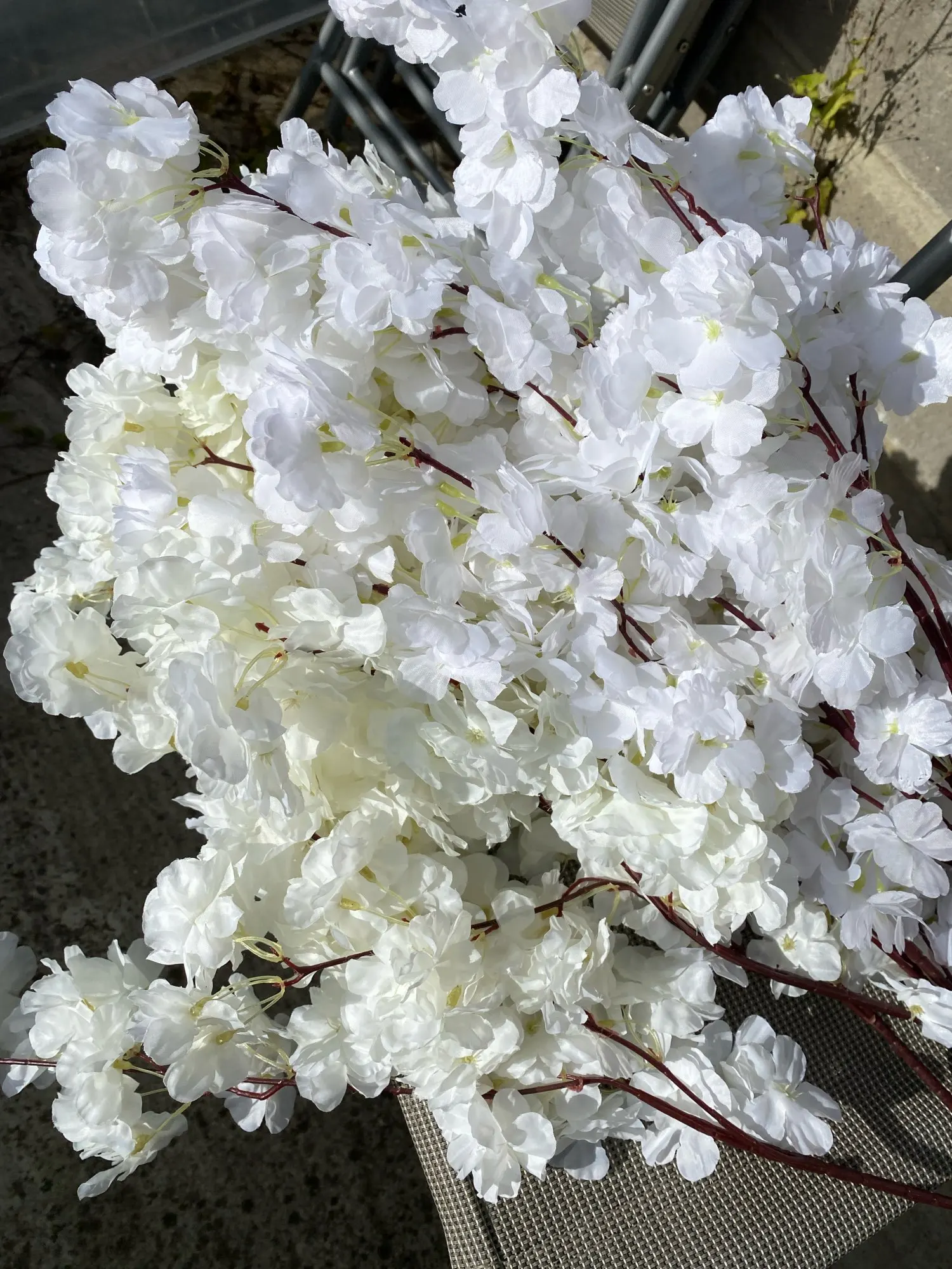 Lifelike Cherry Blossom Silk Flowers for Elegant Home Decor photo review