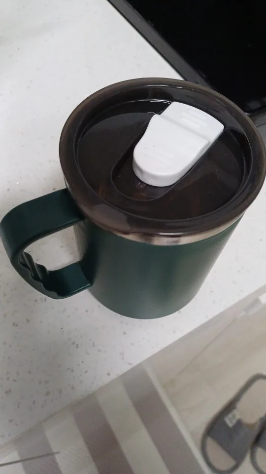 Stylish 500 ml Insulated Stainless Steel Coffee Mug with Handle photo review