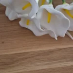 Elegant White Calla Lily Bouquets - Set of 3, 5, or 10 photo review