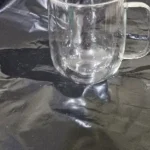 Elegant Double Wall Borosilicate Glass Mug - 350 ml Insulated Delight photo review