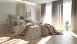 Boho Bedding Looks With Mixed Patterns