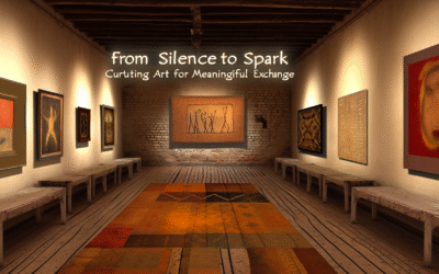 From Silence to Spark: Curating Art for Meaningful Exchange