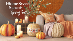 Home Sweet Scent: Spring Edition. (Playful, familiar)