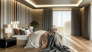 Hotel Stripe Bedding For Classic Appeal