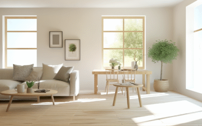 Japandi Style Minimalist Balcony Decor