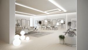 Modern Houseplants In Minimalist Design