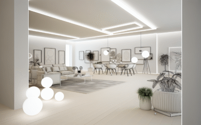 Modern Houseplants In Minimalist Design