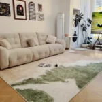 Luxurious Plush Area Rug - Soft, Washable, Modern Design for Home photo review