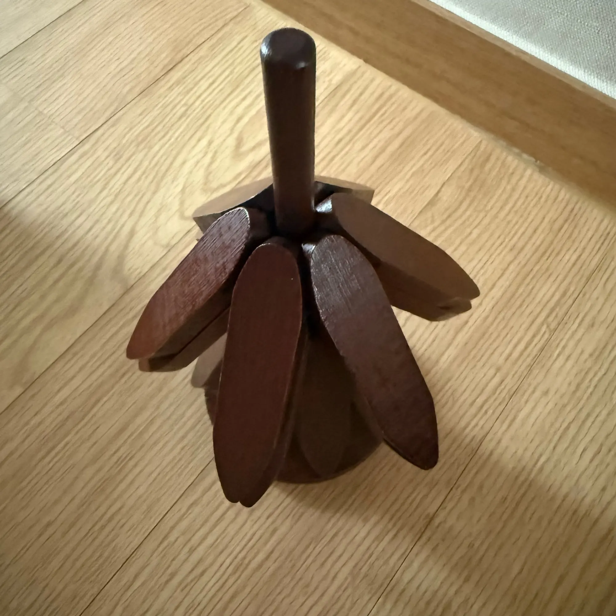 Eco-Friendly Bamboo Tree Trivets - 4 PCS Heat-Resistant Set photo review