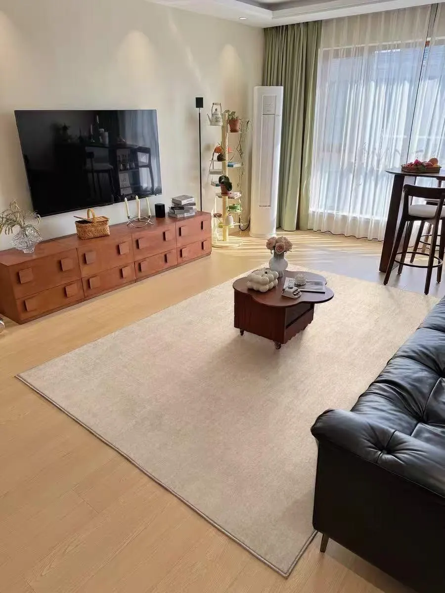 Elegant Plush Area Rug for Living Room - Soft & Washable Decor photo review