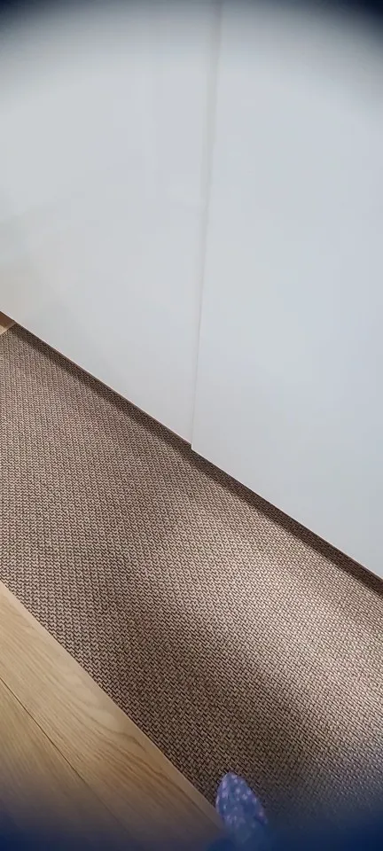 Linen Weave Kitchen Floor Mat Anti-slip Washed Rug Rubber Bottom Natural Twill Flax Entry Door Long Carpet Oil-resistant Durable photo review