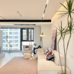 Elegant Brown Retro Area Rug for Living Room & Bedroom Comfort photo review