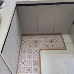 Light Luxury Simple Decorate Kitchen Carpet L-shaped Soft Mat Non-slip Oil-proof Waterproof PVC Easy To Clean Rug Ковер Tapis 러그 photo review
