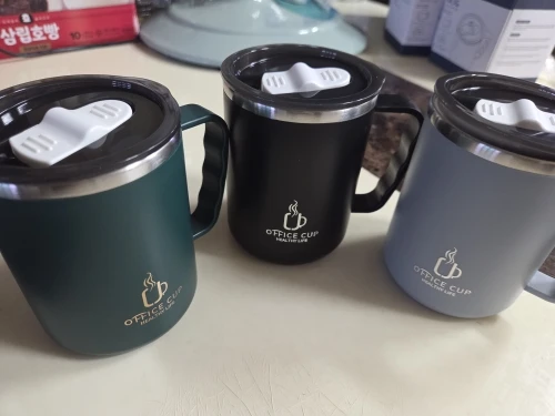 Stylish 500 ml Insulated Stainless Steel Coffee Mug with Handle photo review