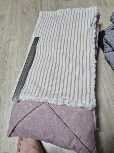 Cozy Striped Throw Pillow Cover - Stylish Home Decor Accent photo review