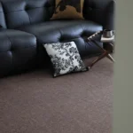 Elegant Brown Retro Area Rug for Living Room & Bedroom Comfort photo review
