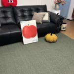 Elegant Brown Retro Area Rug for Living Room & Bedroom Comfort photo review