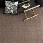 Elegant Brown Retro Area Rug for Living Room & Bedroom Comfort photo review