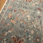 Vibrant Green Leaf Runner Rug - Soft, Washable & Non-Slip photo review