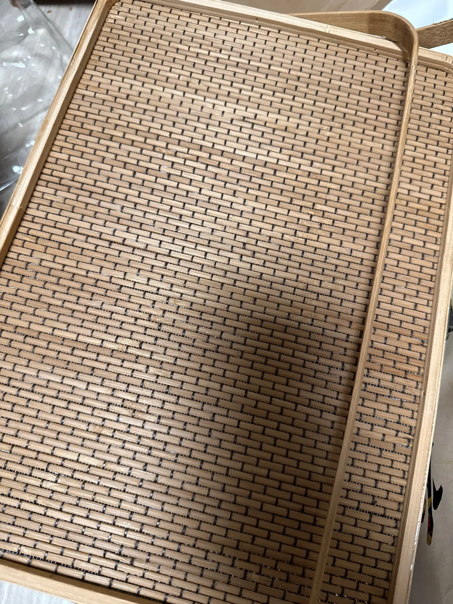 Eco-Friendly Woven Bamboo Basket for Stylish Storage & Harvest photo review