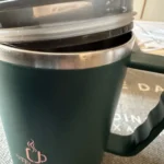 Stylish 500 ml Insulated Stainless Steel Coffee Mug with Handle photo review