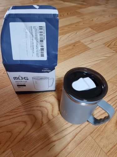 Stylish 500 ml Insulated Stainless Steel Coffee Mug with Handle photo review