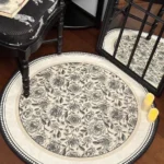 Luxurious Round Medieval Carpet for Cozy Living Spaces photo review