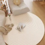 Luxurious Round Plush Carpet - Fluffy Soft Living Room Mat photo review