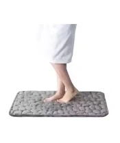 Luxurious Cobblestone Non-Slip Memory Foam Bath Mat photo review