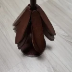 Eco-Friendly Bamboo Tree Trivets - 4 PCS Heat-Resistant Set photo review