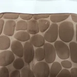 Luxurious Cobblestone Non-Slip Memory Foam Bath Mat photo review