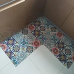 Light Luxury Simple Decorate Kitchen Carpet L-shaped Soft Mat Non-slip Oil-proof Waterproof PVC Easy To Clean Rug Ковер Tapis 러그 photo review