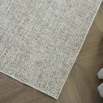 Elegant Brown Retro Area Rug for Living Room & Bedroom Comfort photo review