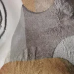 Cozy Minimalist Cream Round Rug - Fluffy Soft Living Room Charm photo review