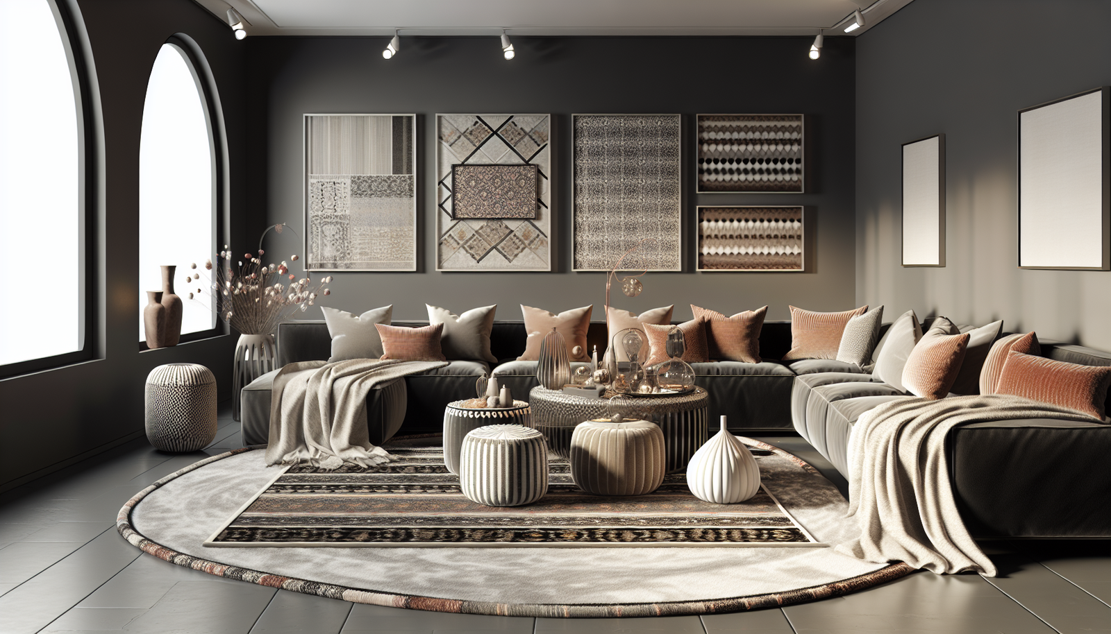 Solving the Monochromatic Myth: Introduce Interest with Layered Rugs