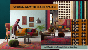 Struggling with Bland Spaces? Add Depth with Strategic Fabric Blending
