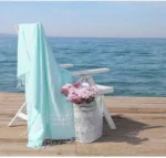 Turkish Beach Towel100x180cm100% Cotton Sand Free Quick Dry Swim Towel Extra Large Light Travel for Adults Beach Towel