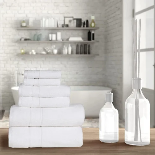 Set of 2 Turkish Cotton Bath Towel Adult Soft Absorbent Towels Bathroom Sets Large Beach Towels Luxury Hotel Spa Towels For Home