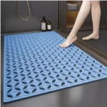 1pcs Non-Slip PVC Bathroom Floor Mat - Waterproof Shower Room Anti-Skid Foot Pad Bath Mat for Bathroom Rug Toilet Carpet - Image 6