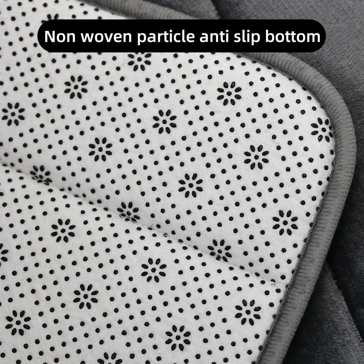 Bathroom Coral Velvet Anti-Skid Mat,Quick Water Absorption,Dry Machine Washing,Toilet Mat,Softcomfortable, Easy Mat Bathroom Use - Image 5