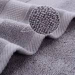 Set of 2 Turkish Cotton Bath Towel Adult Soft Absorbent Towels Bathroom Sets Large Beach Towels Luxury Hotel Spa Towels For Home - Image 4